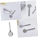FRCOLOR Eye Cream Stick Beauty Scooper Skincare Tools Beauty Product Scoop Small Makeup Spoon Spoon Tools for Skincare Spoon for Skincare 7c Zinc Alloy Small Spoon Cosmetic 7.00X2.10X1.00CM Silver - Buy Online on GoSupps.com