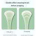 Dcniyt Double-Sided Tongue Cleaner - Soft Silicone Head for Gentle Oral Hygiene | Green & Purple - Buy Online on GoSupps.com