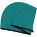 Hair Towel Wrap for Quick Drying | Turban Style Hair Drying Towel with Button in Teal - Buy Online on GoSupps.com