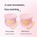 Flower Lure Cushion Foundation Lightweight Hydrating Oil Control Full Coverage Long Lasting Matte Dewy Finish Transfer-Proof for Dry & Oily Skin (Pink Y01 14G) Pink Y01 1 Ounce (Pack of 1) - Buy Online on GoSupps.com