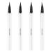VANGAY Waterproof Eyeliner Pen Pack Of 4 Precision Brush Tip Liquid Eyeliner Pencil Eye Liner Makeup Black