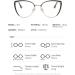 Buy Blue Light Blocking Cat-Eye Reading Glasses | Fatigue Relief Oversized Eyewear +0.00 Red-Golden | International Shipping Available - Buy Online on GoSupps.com