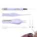 Earwax Cleaner Kit | Ear Wax Picker Rechargeable Cleaning Spoon with Light Visible Earwax Cleaning Digger Curette for Adults Children Salon Home Spa Taro Purple