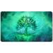 Paramint Forest Ethereal Mana - MTG Playmat - Compatible for Magic The Gathering Playmat - Play MTG, YuGiOh, Pokemon, TCG - Original Play Mat Art Designs & Accessories Non-stitched Green