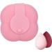 Powder Puff Holder Powder Puff Silicone Container Soft with Buckle Small Storage Box for Bracelet Cotton Pad Powder Puff Jewelry Pink - Buy Online on GoSupps.com