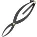 Golden Ratio Symmetrical Eyebrow Ruler Stainless Steel Measuring Tool for Eyebrows Professional Microblading and Makeup Portable (Black) - Buy Online on GoSupps.com
