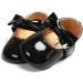 RVROVIC Baby Girl Moccasins - Infant Princess Sparkly Soft Sole Shoes 6-12 Months (Black) - Buy Online on GoSupps.com