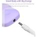 inFace Facial Cleansing Brush - Waterproof Silicone Electric Sonic Cleanser & Beauty Massager for Skin Care (Purple) | International Shipping Available - Buy Online on GoSupps.com