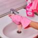 Housold 850ml Pink Stuff Bathroom Foam Cleaner with Cleaning Sponge Non-Drip Bathroom Foam Cleaner Cleans Dirt Removes Tough Grease Stains Include 100 Pcs Disposable Gloves (Pack of 1) - Buy Online on GoSupps.com