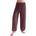Hoerev Men Women Super Soft Yoga Pants Trousers Taiji Lounge Pant Coffee XX-Large