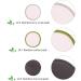 Chloven Reusable Makeup Remover Pads (30 Pack) - Bamboo Cotton Rounds for Toner | Washable Eco-Friendly Pads for All Skin Types - Includes Cotton Laundry Bag - Multi-Colored - Buy Online on GoSupps.com