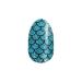 Color Street Mermaid Brigade Turquoise Scale Design 16 Count (Pack of 1)