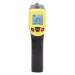 Ankroyu thermometer ABS plastic infrared with LCD display industrial thermometer temperature measurement pistols infrared LCD thermometer for cooking repairs at home (yellow)