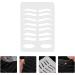 Healvian Eyebrow Stencil Plate Eyebrow Drawing Mold Makeup Practice Accessory Makeup Tool Transparent Acrylic - Buy Online on GoSupps.com