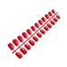 dijiusidy 24 Pieces Square-shaped Solid Colorful Coffin False Nails DIY Novel Elegant Personality Nail for Manicure Salons 11