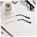 4 Pairs Healeved Glasses Replacement Legs & Repair Set | Thin Padding Screws & Clips for Men & Women - Golden Metal 14x3cm - Durable Eyewear Accessories - Buy Online on GoSupps.com