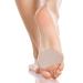 Steins Moleskin Foot Pads Metatarsal Cushion Moleskin Heel Pads Protects Bunions Callus and Blister Pads Alleviates Shoe Friction 19 100 Count Tan