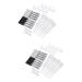 Healvian 16 Pcs Eyelash Cream Bottle Empty Eyelashes Bottle Empty Eyelash Tube Mascara Wands and Tubes
