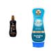 Australian Gold-Dunkelbr unungs accelerator spray gel 237 ml (1 Pack) & Moisture Lock Tan Extender After Sun Lotion for facial and body 227 g bundle with lotion