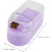 minkissy Box Drills Cleaning Brush Nail Art Salon Goods Manicure Polishing Heads Organizer Nail Drill Holder Drill Bit Holder Nail Drill Bits Container Purple Tool Holder Ceramics Plastic - Buy Online on GoSupps.com