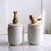 for Pet Cremation Urn for Rabbits Handmade Ceramic Souvenir Urn for Small Birds and Dogs(White) URG - Buy Online on GoSupps.com