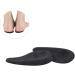 Exceart Corrective Lateral Heel Wedge Insoles - 2 Pairs for Foot Alignment, Knee Pain, Bow Legs, and Osteoarthritis - Black - Buy Online on GoSupps.com