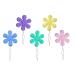 BEADNOVA Embroidery Needle Threader Tool 5pcs Plastic Flower Head Sewing Machine Needle Threader for Hand Sewing Cross Stitch Craft Knitting Quilting (5pcs, Mix Colors)