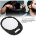 Mpowtech Round Handle Mirror: Durable Handheld Barber Mirror for Salons - Lightweight Foam Haircut Mirror (Black) - Buy Online on GoSupps.com