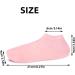 Buy Silicone Socks for Moisturized Feet | 2 Pairs Pink Rose & Skin Color for Dry Cracked Skin - Buy Online on GoSupps.com