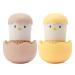 2PCS Eggshell Dish Washing Fiber Ball Cute Egg Shape Kitchen Cleaning Brush Detachable Dish Washing Fiber Ball Wash Pot Brush Multifunctional Cleaning Ball Washing Dish Brush Scrubber