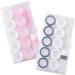 Solustrie 6-Sentence Portable Storage Box for Colored Contact Lenses - Contact Lens Case Kit - Travel-Friendly White Container - Buy Online on GoSupps.com
