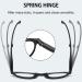 Koosufa Foldable Anti Blue Light Round Reading Glasses for Men & Women - Lightweight Feather Hinges - Buy Online on GoSupps.com
