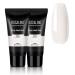 Opal Poly Extension Gel ROSALIND 2 PCS 2 oz White Poly Nail Gel kit Nail Builder for Opal Nail Art Decoration Nail Thickening Poly Nail Gel Tube Easy to DIY Use Need UV Lamp