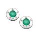 PLUSKER 2PCS Golf Replacement Putter Weights with Green Four-Leaf Clover Pattern (5g/10g/15g/20g/25g/30g/35g/40g) Available for Select Newport Studio Design California GoLo Futura X Series Clubs Head 5.0 Grams