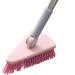 Tile Floor Scrub Brush Triangular & Bendable Design Floor Scrub Brushes Triangular & Bendable Design Stiff Bristle Grout and Corner Scrubber for Cleaning Shower Stiff Bristle Scrubbing Brush - Buy Online on GoSupps.com