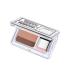 Lazy Eyeshadow Two-Tone Glitter Palette | Waterproof & Long Lasting | Easy Makeup Set with Brush - Buy Online on GoSupps.com
