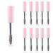 10 pcs 10 ML de Mascara Tubes vides Cr me la cr me Rechargeable Rechargeable Contauteur d' chantillon cosm tique Rose avec b ton de Brosse de Cils Rose 10Pcs