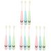Gleavi 12 STK travel toothbrush for children children tooth cleaning brush mini toothbrush toothbrush child teeth brushing disposable toothbrush extra children's toothbrush baby gift ABS girls