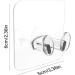Kisbeibi 10-Piece Self-Adhesive Plug Holder & Multi-Purpose Transparent Hooks | Wall Hangers for Bathrooms & Bedrooms - Organize Your Space! - Buy Online on GoSupps.com