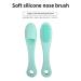 Silicone Nose Brush & Face Scrubber - 5PCS Manual Blackhead Remover & Exfoliator Tool for Flawless Skin Care - Buy Online on GoSupps.com