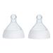 NUK Smooth Flow Pro Anti Colic Baby Bottle Replacement Nipples 2-Pack