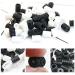 100 PCS Black White Silicone Cord Locks Toggles Lanyard for Drawstrings - Adjustable Buckle Elastic Cord Adjuster for Masks - Non Slip Stopper for Adults & Children - Buy Online on GoSupps.com