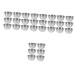Ciieeo 30 Pcs Stainless Steel Saucer Sauce Containers Ketchup I Am Willow Tomato Paste Tomato Sauce Small Bowls Appetizer Plates Container Pudding Cups Set Salad Dressing Travel