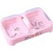 Ciieeo 3pcs Box Soap Container Bathroom Portable Soap Dish Case Asseriories Storage Soap Holder Soap Dish Accesories Rack Pantries Kitchen Accesorries Lid Boxes Soap Box Pink With Cover - Buy Online on GoSupps.com