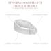 Carenesse Terry White Hair Band - Thick & Fluffy 100% Cotton Headband | One Size 7 cm Wide Absorbent & Breathable | International Shipping Available - Buy Online on GoSupps.com