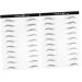 FRCOLOR 4 Sheets Makeup Stickers Eyebrows Transfer Stickers Brow Tatoo Eyebrow Stickers Simple 3d Cosmetic - Buy Online on GoSupps.com