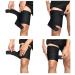 F+ Thigh Leg Support Brace Sleeve | Neoprene Compression - Ideal for Muscle Sprains, Tendinitis, Workouts, Sciatica Pain - Buy Online on GoSupps.com