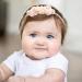 Sjbautyo 3-Piece Baby Girl Floral Nylon Headband Set | Stretchy Soft & Cute Hair Bands for Newborns & Toddlers - Perfect for Parties & Photography - Buy Online on GoSupps.com