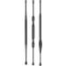 ODEROL Stainless Steel Earwax Pick Set - 6 Pcs Spoon Tool for Safe & Effective Ear Cleaning | Black 12.5X0.5CMx2pcs - Buy Online on GoSupps.com
