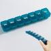 7-Day Pill Box Organizer - Detachable Travel Vitamin & Medication Holder - Compact Green Design - Buy Online on GoSupps.com